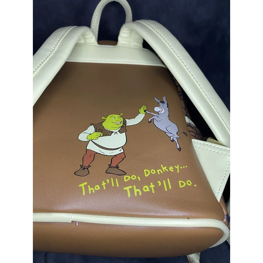 Loungefly Dreamworks Shrek and Donkey Cosplay Mini Backpack Limited Exclusive
